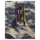 Spade shovel rakes miscellaneous