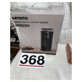 New single serve coffee maker