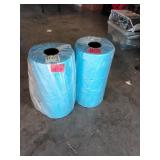 Large rolls of plastic