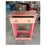 Side table W. 20 in., D. 12 in., H. 30 in.