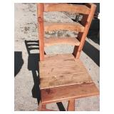 Wood bar stool (floor to seat 31 in.)