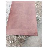 Side table W. 24 in., D 16 in., T 24 in.