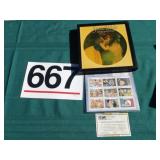 Snow White dimensional pic and colector stamps