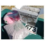 Heated throw and 2 others