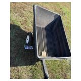 Yard cart one tire is flat