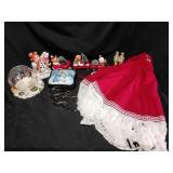 Christmas decor andctree skirt