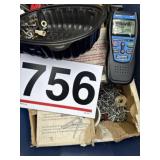 Tote roofing, nails, pipe cutter bolts