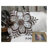 Large metal wall hanging - 46.5 round and Jesus