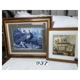 Bird pictures - 31 x 37 and 23 square