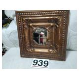 Framed mirror - 24.5 x 24