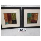 Modern art pictures - 23.5 x 23 each