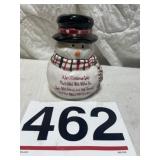 Snowman cookie jar
