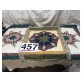 3 Large quilt pillow covers