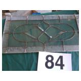 Stained glass panel - couple of cracks