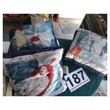 Coca Cola polar bear tapestry pillows