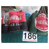 Coca Cola seat cushions
