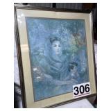 Large framed picture  32ï¿½ x 38.5ï¿½