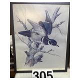 Picture of Wood duck by Basil Ede 22.5ï¿½ x 28ï¿½