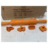 Decorative roller and punches