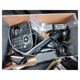 Tapes, phones, records, vintage Polaroid Land