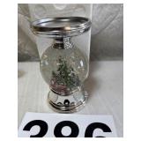 New battery operated snow globe never used
