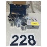 6 mini flickering star lanterns & 50 led sphere