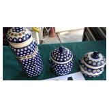 Lidded jars - Made in Poland