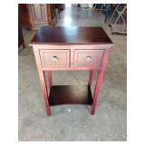 Side table W. 19 in., D 12 in., H 30 in.