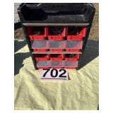 12 pouch bolt storage box