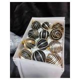 ornaments and silver decor