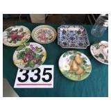 Decorative plates, server and jar