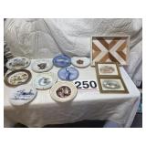 Commemorative plates and pictures