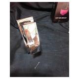 Basin faucet, towel, hot hair brush