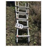 Adjustable ladder