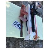 Remington electric chainsaw and Heger