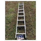 Lightweight aluminum ladder