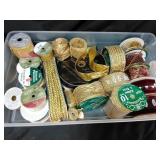 Ribbon and Christmas lights