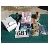 Panasonic phone, register paper rolls,wheel