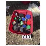 Tote full of no bolts, nuts, screws, etc.