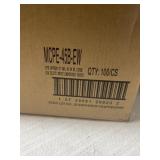 1 case of 100 plastic bibs