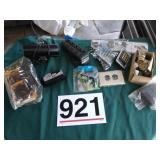 Lights, switches, stud sensors and misc