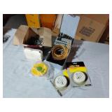 Drill bits, solder flux, Drill Gauge, Razor