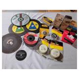 Solder flux, galvanized staples, Masonry blades,