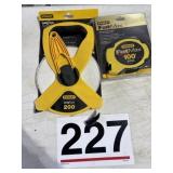 100 to 200 foot fiberglass tape measure.