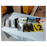 Toggle switches, doorknob, cabinet knobs, sand