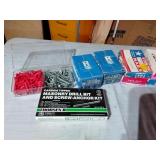 Nails, screws, masonry drill bits and