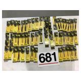 Hanson steel taps and dies. New, various sizes