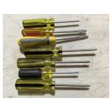 Assorted screwdrivers.