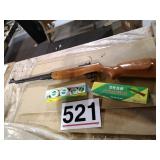 Pellet rifle and lead pellets