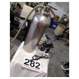 Fire extinguisher - empty and Krause & Decker